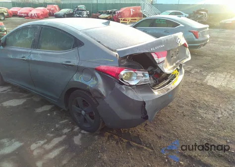 2011 Hyundai Elantra Gls из США, поврежденный, VIN 5NPDH4AE2BH059259